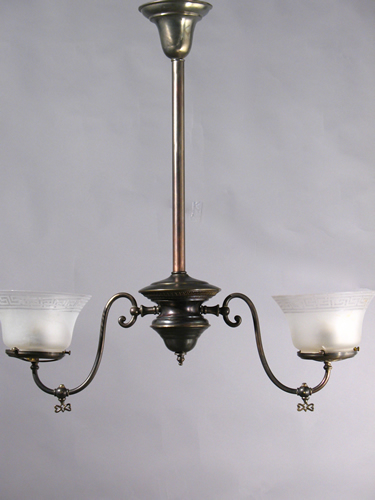 2-Light Gas Chandelier